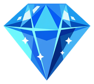Blue crystal